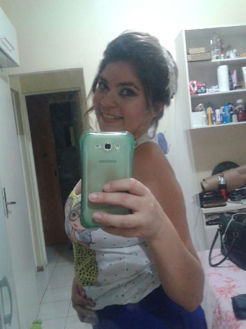 Prova de penteado e makeup - 1