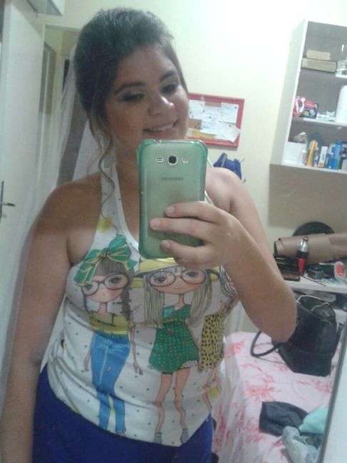 Prova de penteado e makeup - 6
