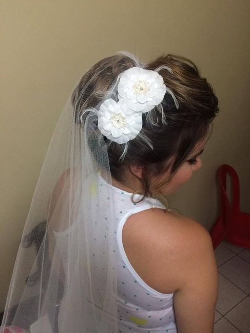 Prova de penteado e make