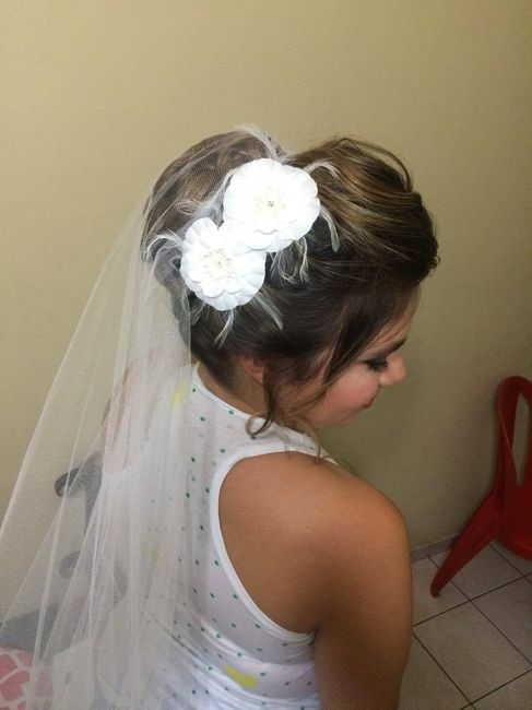 Prova de penteado e make
