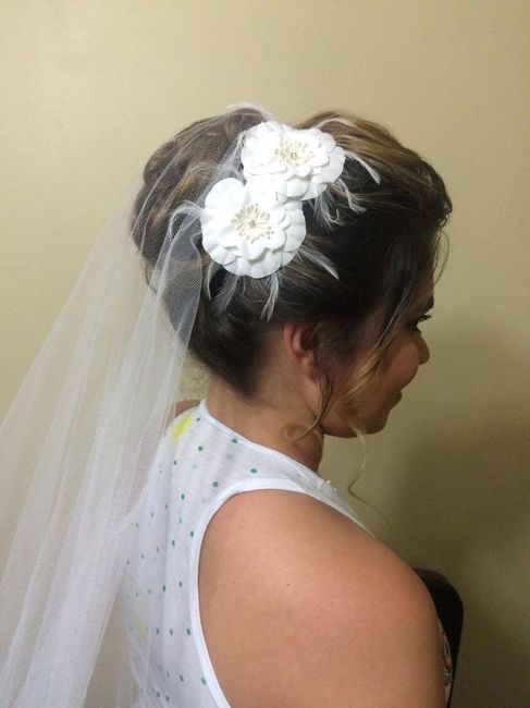 Prova de penteado e make