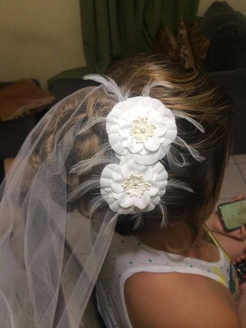 Prova de penteado e make