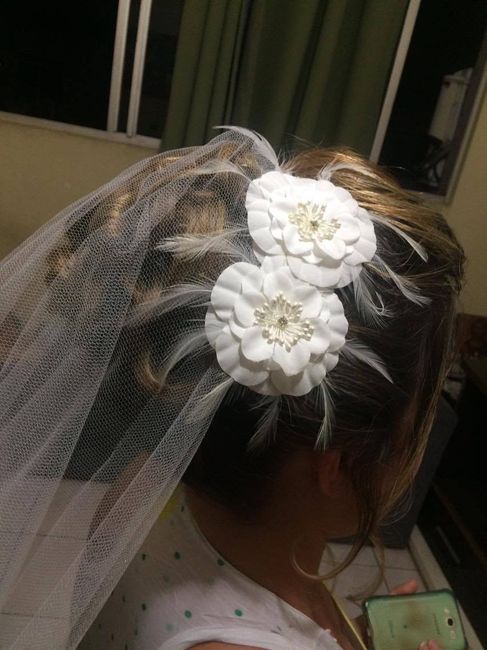 Prova de penteado e make