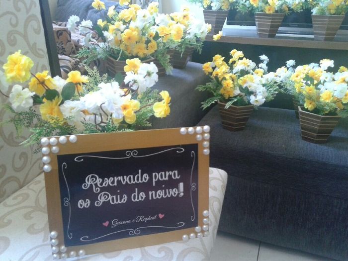 Centros de mesa prontinhos, vem ver. - 6