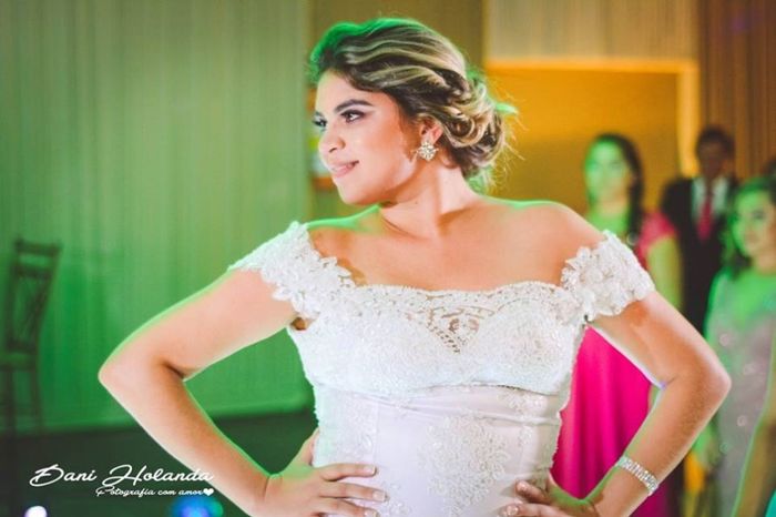 Meu vestido e make lindos
