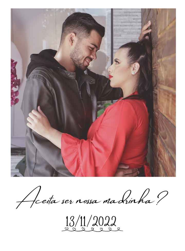 Convite informal padrinhos - 2