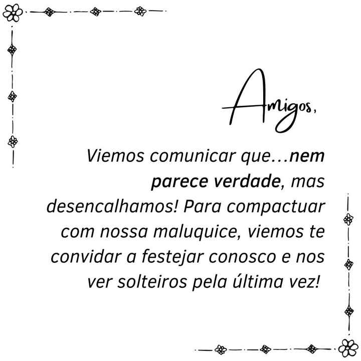 Convites padrinhos + identidade visual - 1