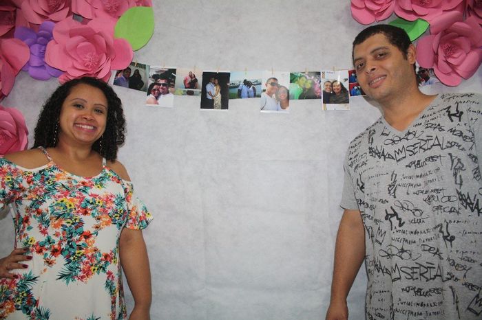 Painel com nossas fotos