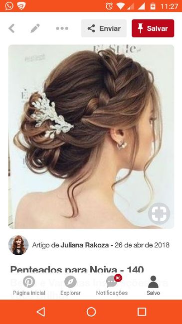 Cabelo de noiva da trabalho! - 1