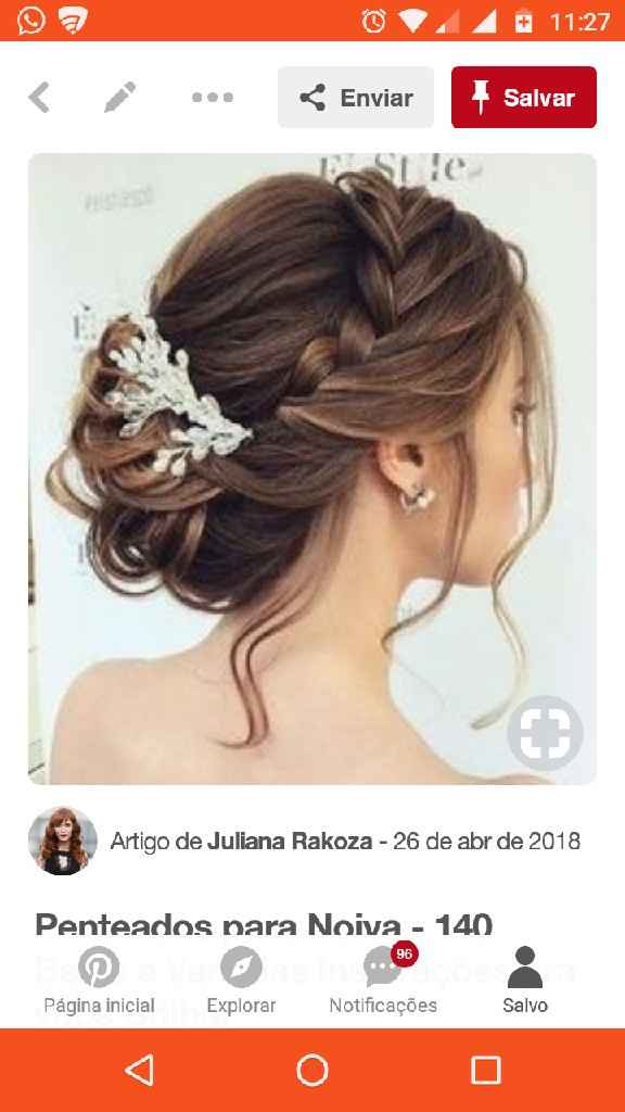 Cabelo de noiva da trabalho! - 1