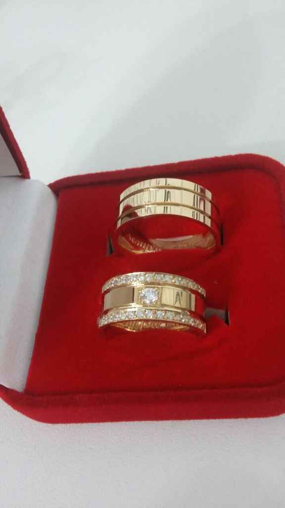 Minhas alianças chegaram #vemver - 1