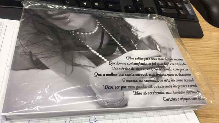 Presente para o noivo- álbum do ensaio boudoir ❤ - 1
