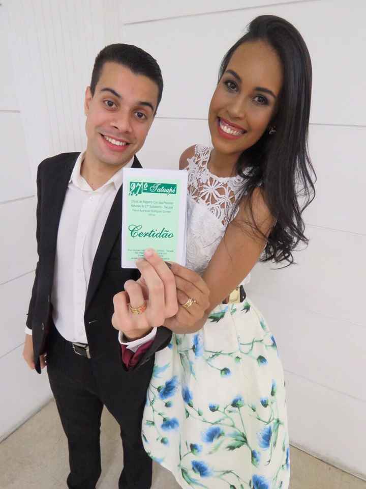  Casei no civil 👰🏽❤💏 - 3