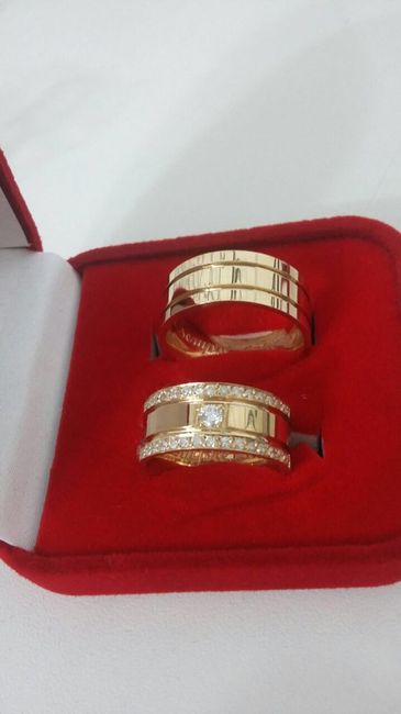 Minhas alianças chegaram #vemver - 1
