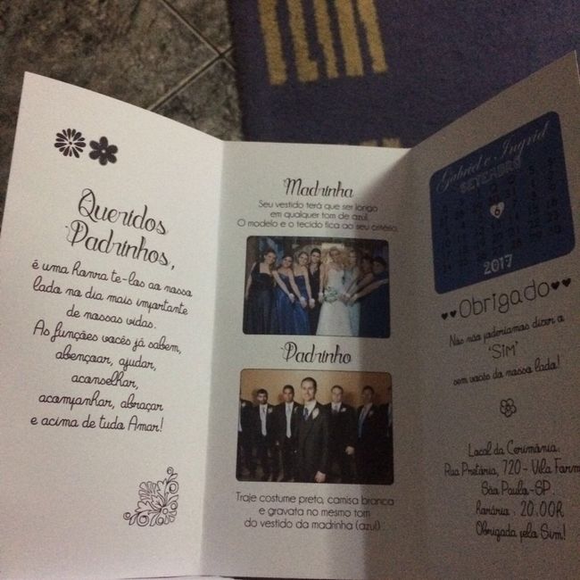 Manual dos padrinhos e madrinhas vem ver ! - 2