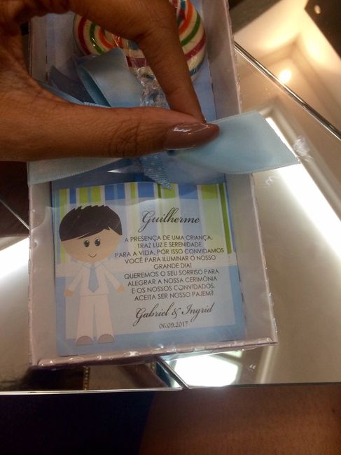 Convite pajem e lembrança de agradecimento da minha querida irma. - 3