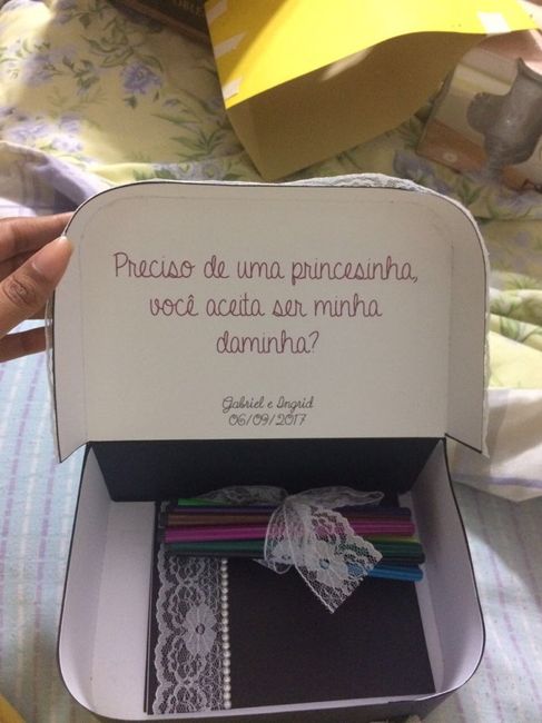 Convite pajem e lembrança de agradecimento da minha querida irma. - 1