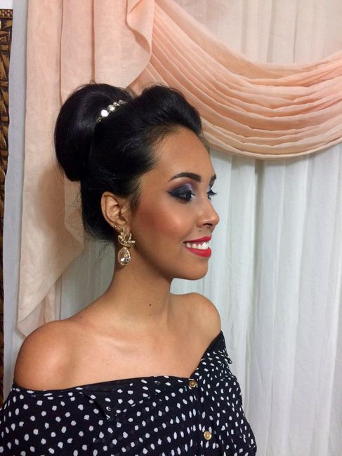 Teste de make e penteado - 4