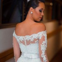  Vestido de noiva: decote ombro a ombro! - 1