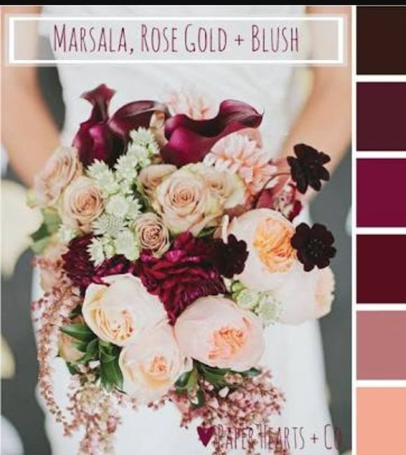 Minha decoração vai ser em tons marsala ... o que vcs acham? 2