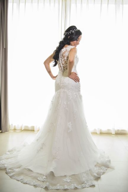 Meu vestido de noiva, costas