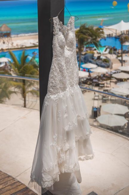 vestido de frente