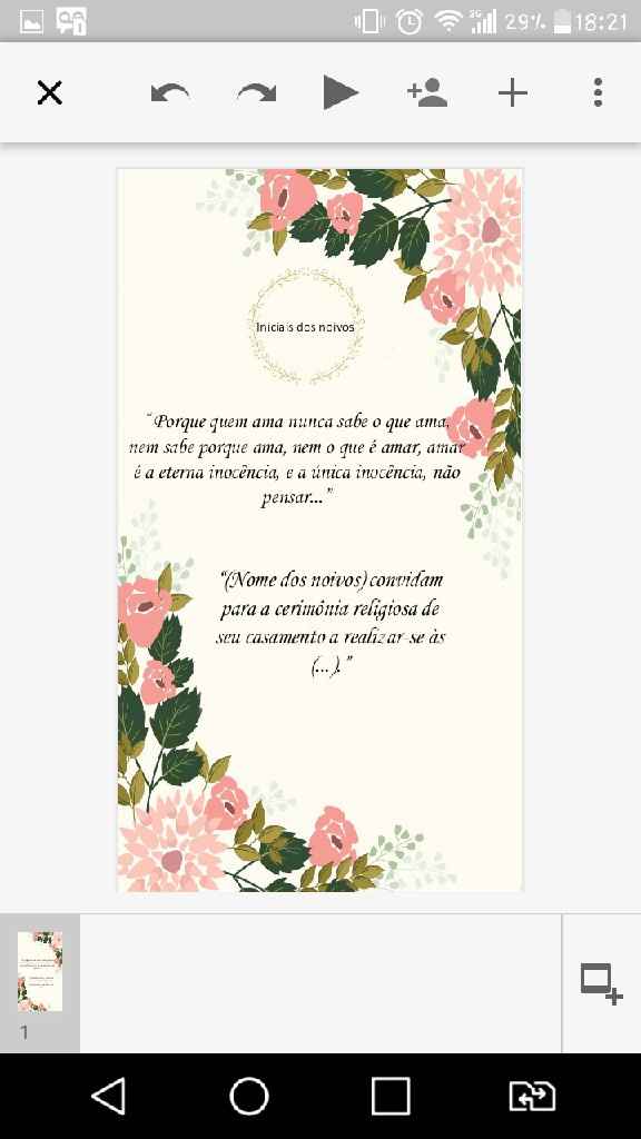  Convites de casamento editáveis - 1