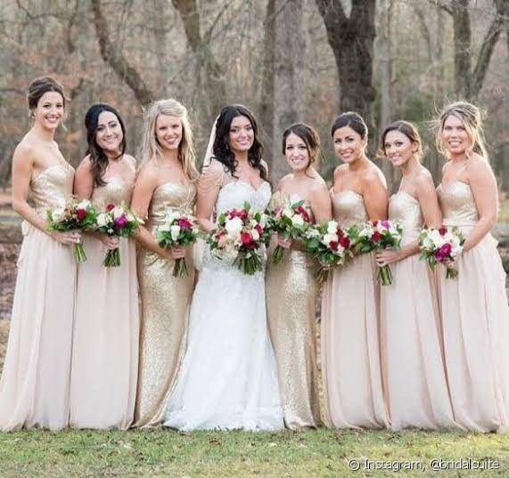 Casamento noturno - que cor escolher para as madrinhas? 6