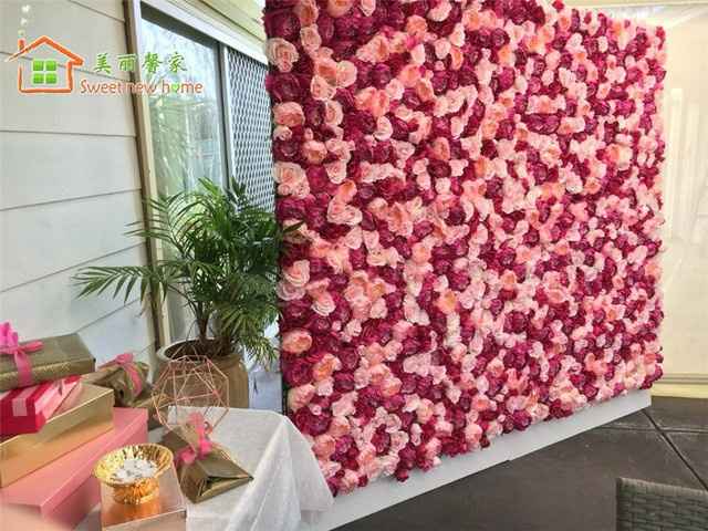 Parede de flores