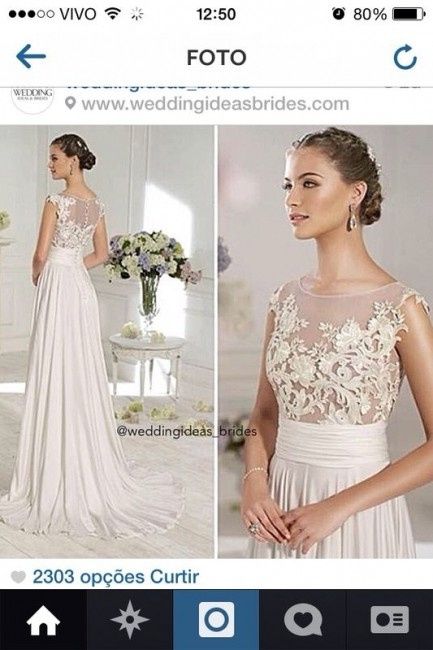Vestido de Noiva...