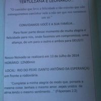 Meu convite de noivado!