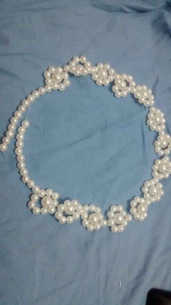Tiara de perola #euquefiz espia só - 1