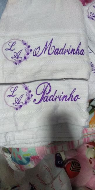 Lembrança dos padrinhos - 1