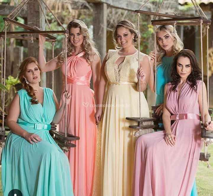 Cores de vestido para as madrinhas! - 1