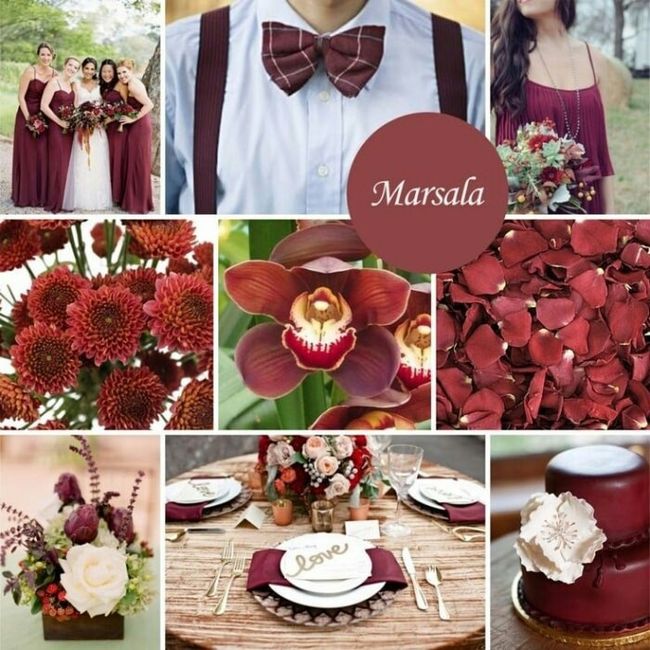 Madrinhas de marsala, mas como fica a decoração? - 2