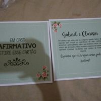  Datas dos  convites. Vem me ajudar. - 4