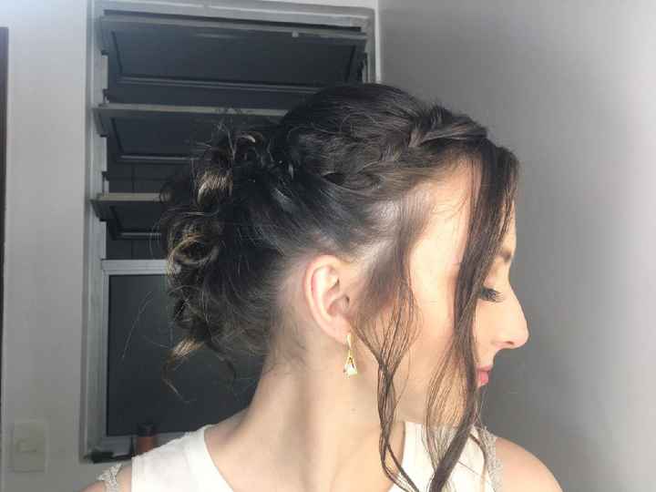 teste de make e penteado - 2