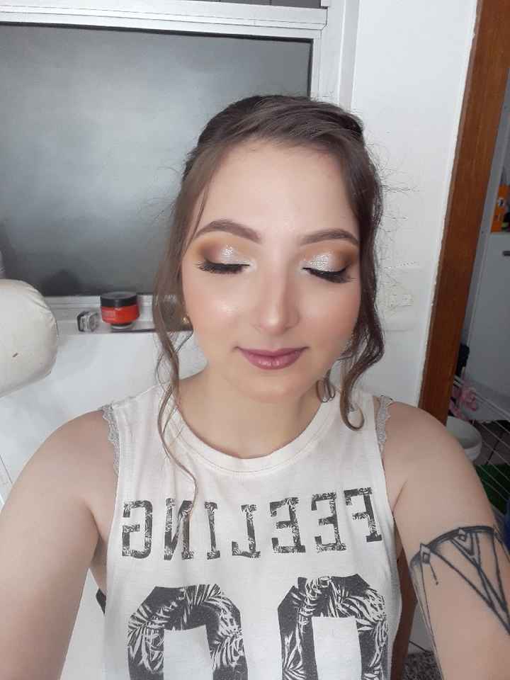 teste de make e penteado - 5
