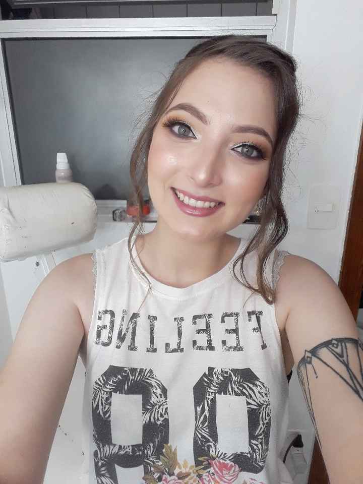 teste de make e penteado - 6