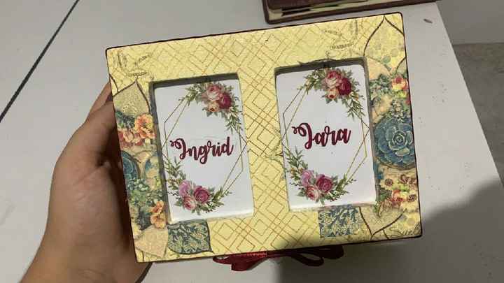 Caixa convite  dos padrinhos - diy - 1