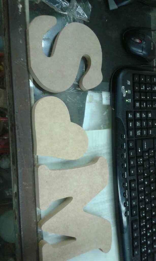 Letras de mdf - 1