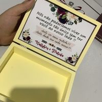 Caixa convite  dos padrinhos - diy - 2