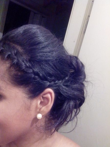 Prova de penteado diy. - 3