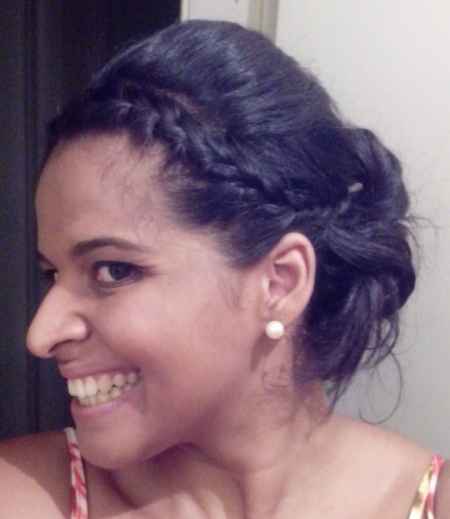 Prova de penteado diy. - 1