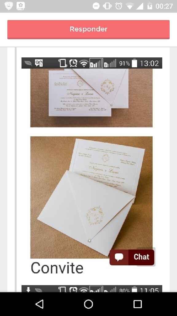 Meu convite de casamento - 1