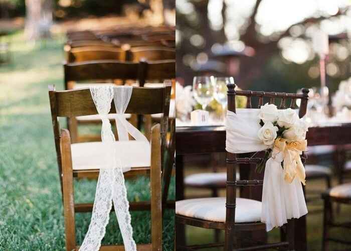 A decoração do seu casamento - As cadeiras - 1