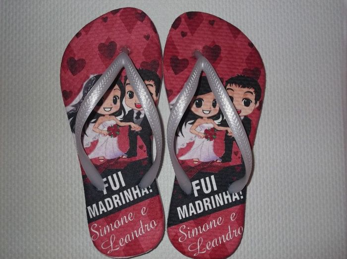 Chinelos Personalizados (Madrinha)
