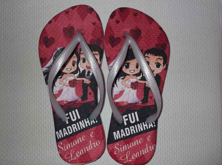 Chinelos Personalizados (Madrinha)