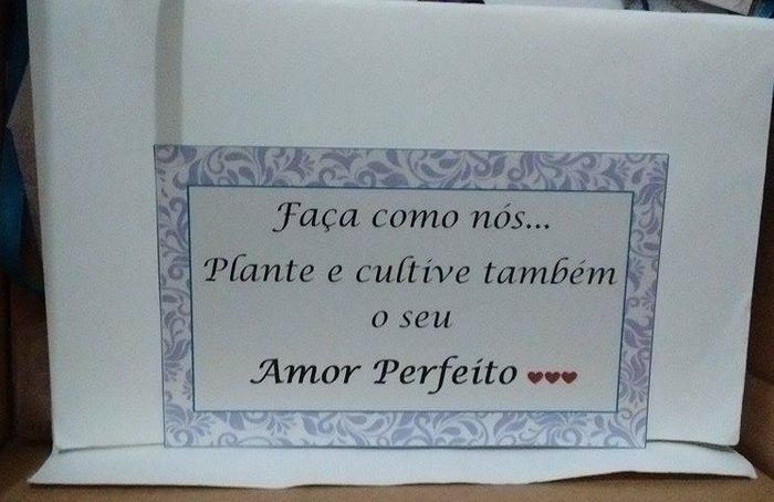 Colocar a frase no porta retratos