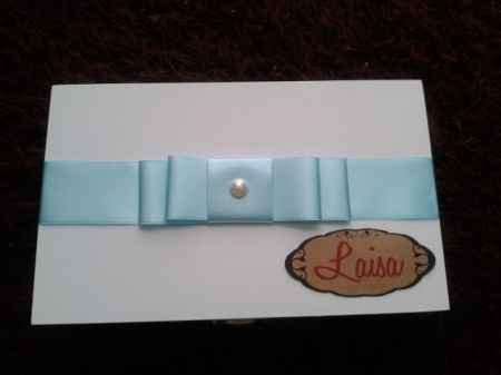 Caixa convite azul tiffany madrinhas/damas! - 1
